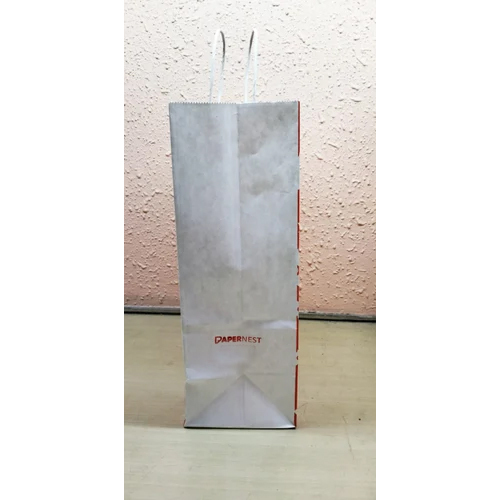 Printed Paper Shopping Bag - Kraft Paper, Various Sizes Available, Multicolor Printed Designs, Eco-friendly, Reinforced Handles For Strength