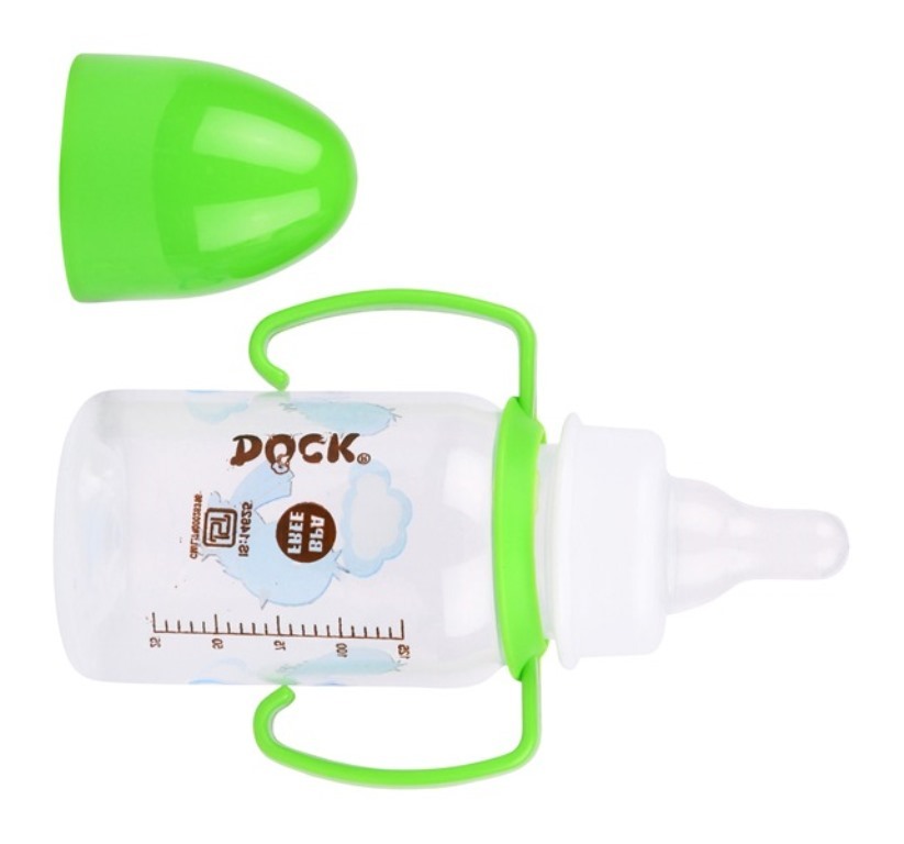 Jetmagic Feeder Mini - Polypropylene Baby Bottle, 67g | Yellow, Green, Skyblue, Pink - Bpa Free, Filtered Spout, Easy To Clean And Assemble, Unique Shape