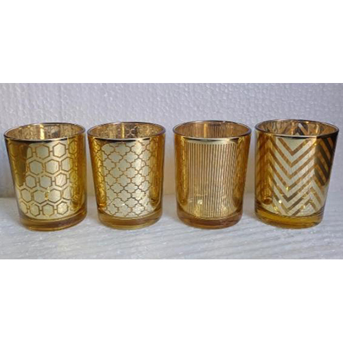 200 G Designer Glass Scented Candles - Burning Time: 40 Hours Hours