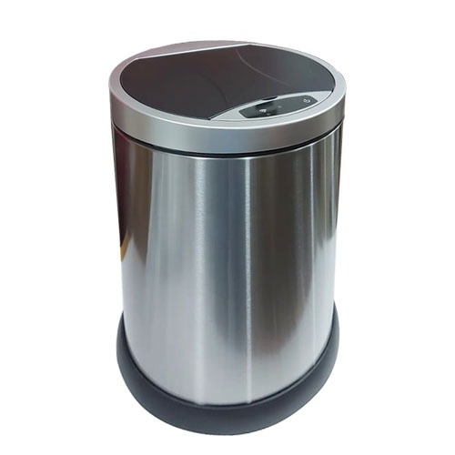 Battery Operated Automatic Trash Can Bp-atc-581 - Color: Stainless Steel Or Grey