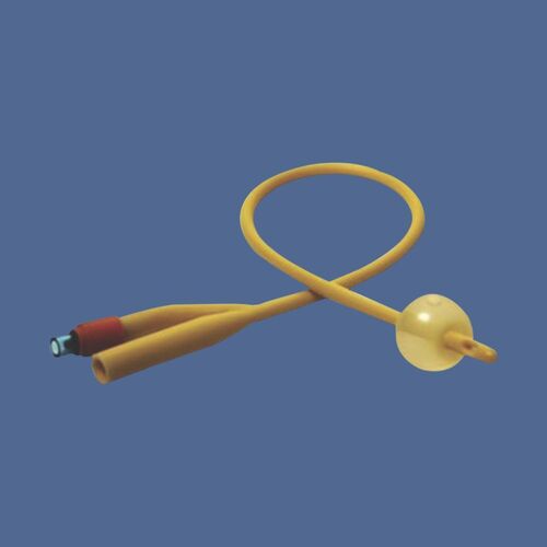 Foley Balloon Catheter - Siliconized Latex Material, New for Hospital Use, Ensures Secure Placement and Continuous Urinary Drainage