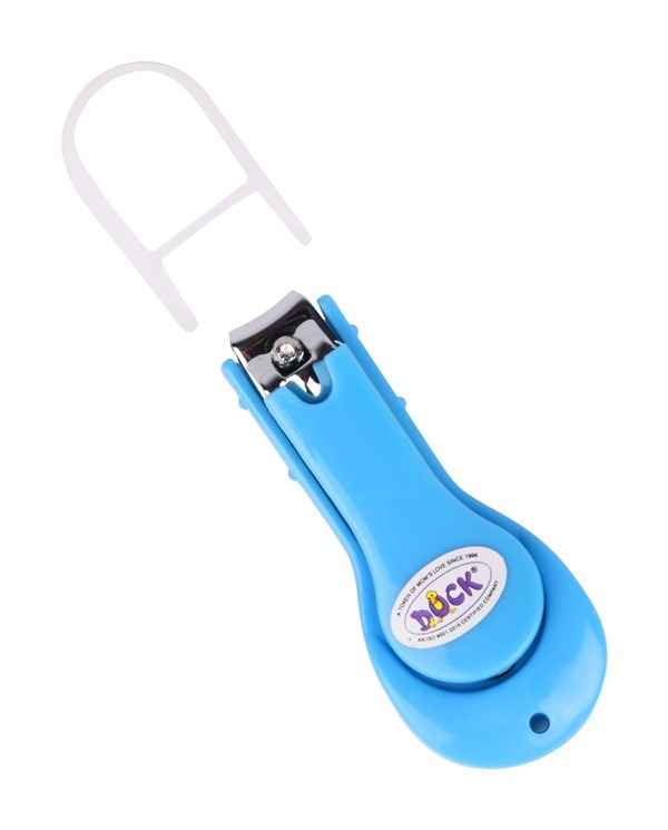 Nail Clipper - Carbon Steel 26.7g Red & Blue | Curved Blades With Precise Cutting Edges For Effortless Baby Nail Care
