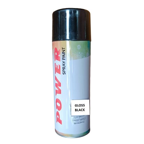 Gloss Black Spray Paint Application: Industrial