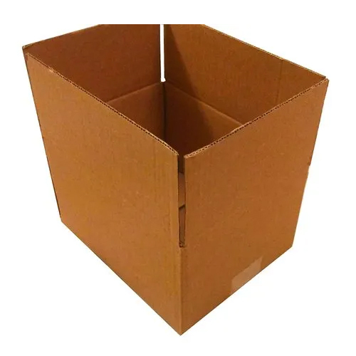 3 Ply Corrugated Packaging Box - Laminated Material, Customized Size , Glossy Lamination & Embossed Finish, Stackable & Recyclable Design