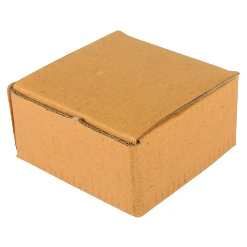 Brown Corrugated Packaging Box - Strong Laminated Material, Customizable Size, Glossy Lamination Finish , Embossed Surface With Warranty
