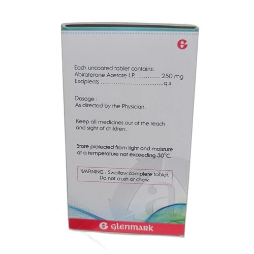 250mg Abiraterone Acetate Tablets Ip General Medicines