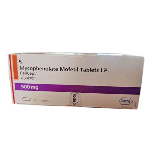 Mycophenolate Mofetil Tablets - 500mg Dosage | Prevents Organ Rejection, Easy To Swallow, Pack Of 50 Pieces