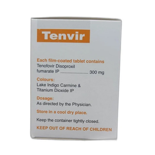 300mg Tenofovir Disoproxil Fumarate Tablets Ip - 30 Count | Antiviral Treatment For Hiv & Hbv, Recommended Daily Dosage, Side Effects Awareness, Storage Instructions