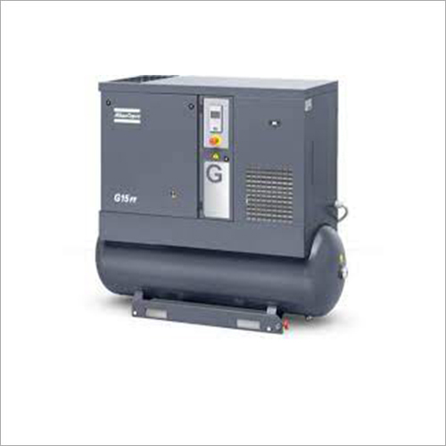 Gray Atlas Rotary Screw Air Compressor