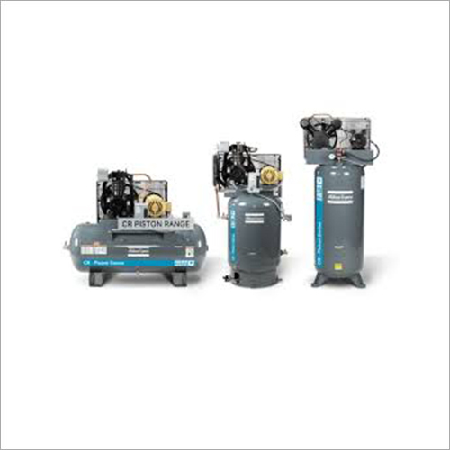 Gray Atlas Rotary Screw Air Compressor