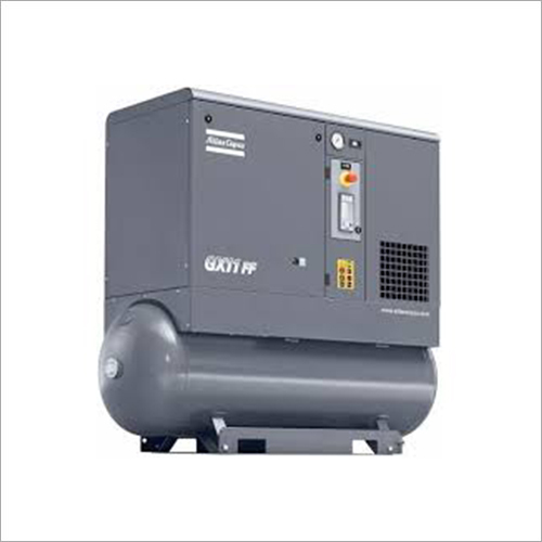 Gray Atlas Rotary Screw Air Compressor