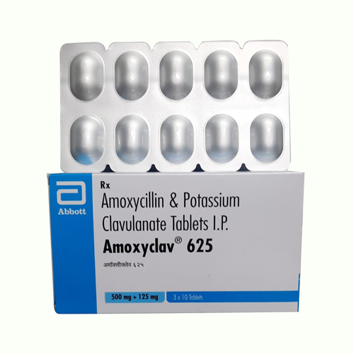 Amoxycillin And Potassium Clavulanate Tablets - General Medicines Formulation | Dry Place Storage, Recommended Dosage As Suggested