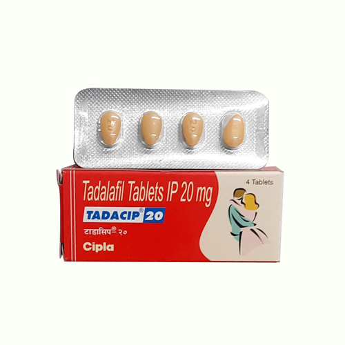 Tadacip - Tadalafil 20mg Tablets | Effective Erectile Dysfunction Treatment, Adult Use Only, Doctor Recommended, Storage In Dry Place