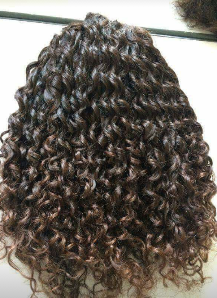 Human Curly Black Hair - 100% Remy Human Hair, 10-30 Inch Length, Silky Smooth Spring Curl, Brown And Black Weaving Hair Extensions