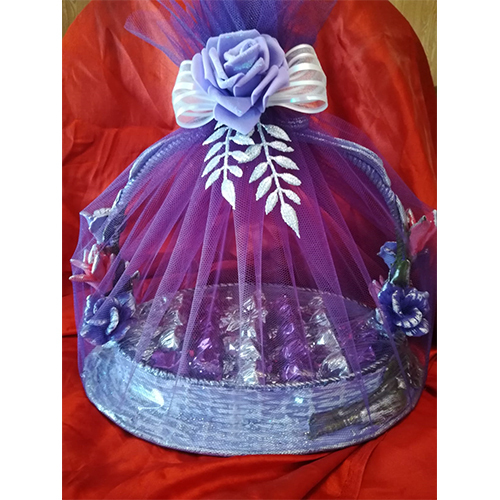 Chocolate Tulip Basket - Plastic Material | Silver Color, Different Sizes Available, Good Quality Design