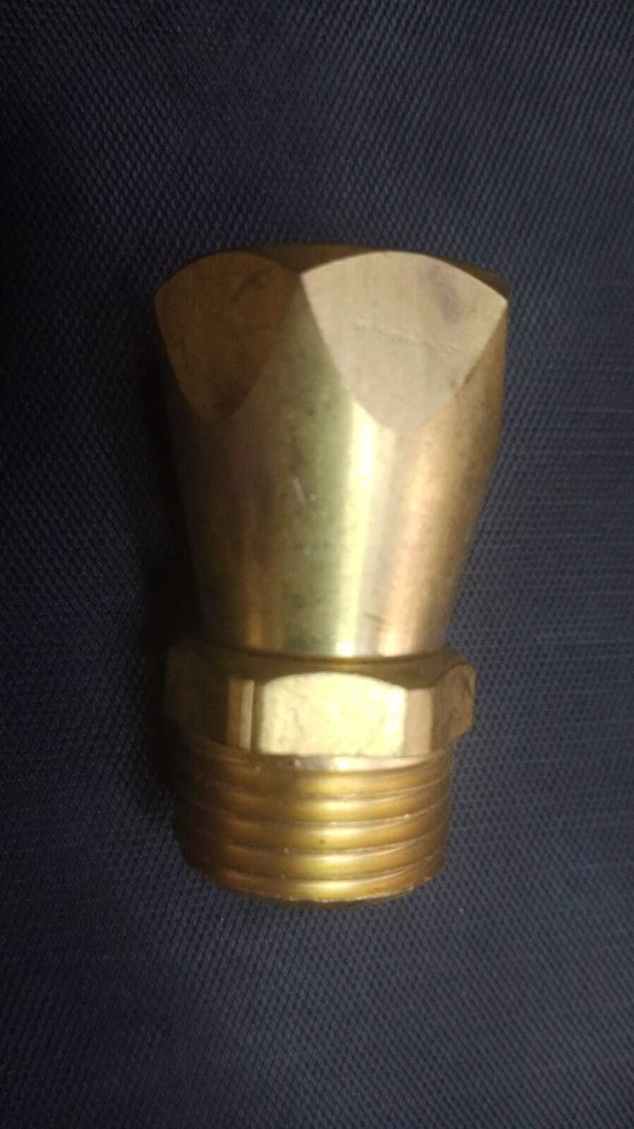 Router Brass - Brass Material, 18mm Size, Golden Powder Coated Finish | Round Long Life Broaching Brass Flange Nuts