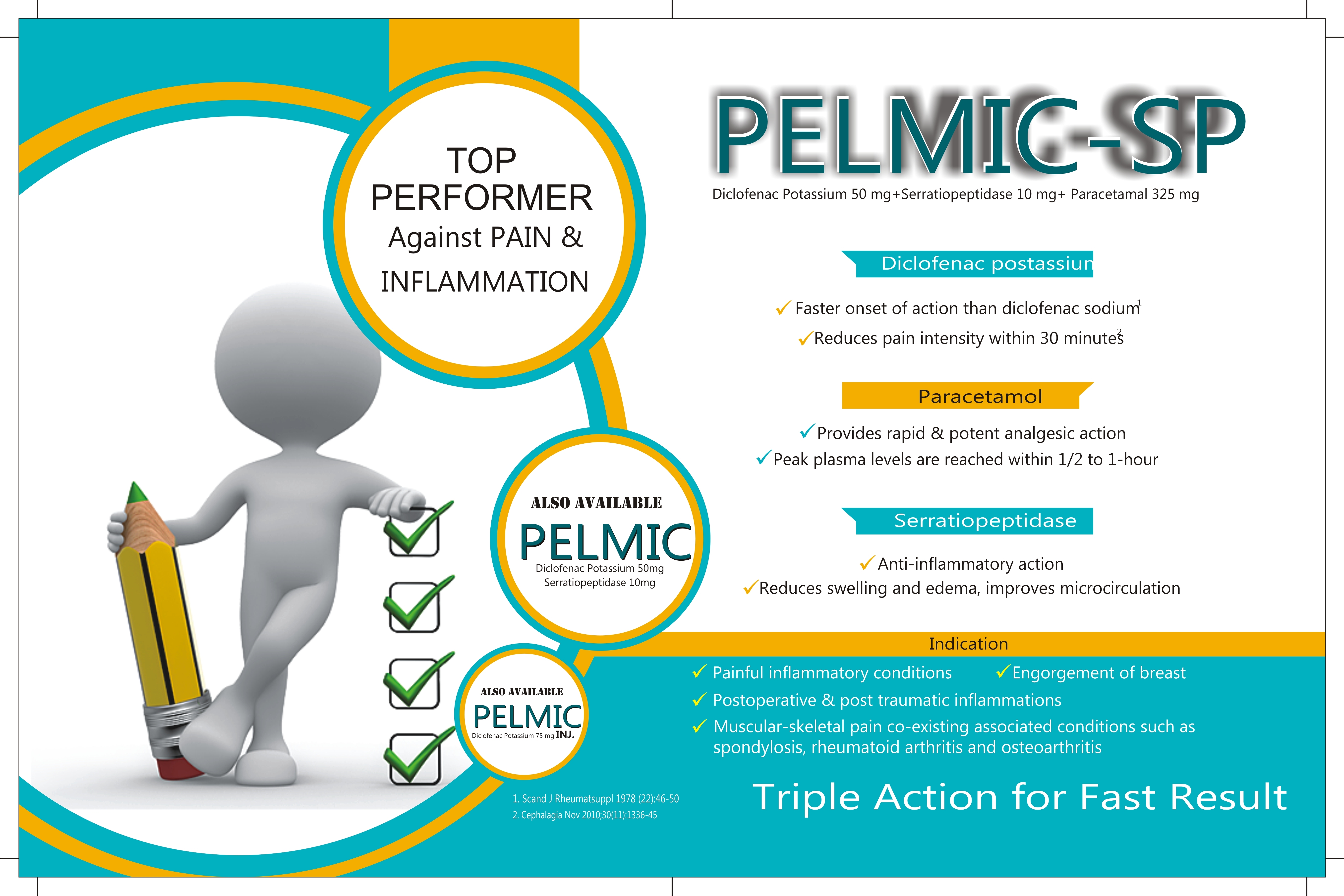 Diclofenac And Serratiopeptidase Tablet