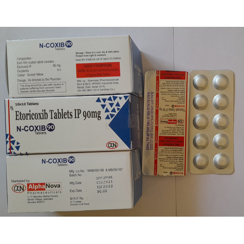N-coxib 90 टैबलेट सामान्य दवाएं