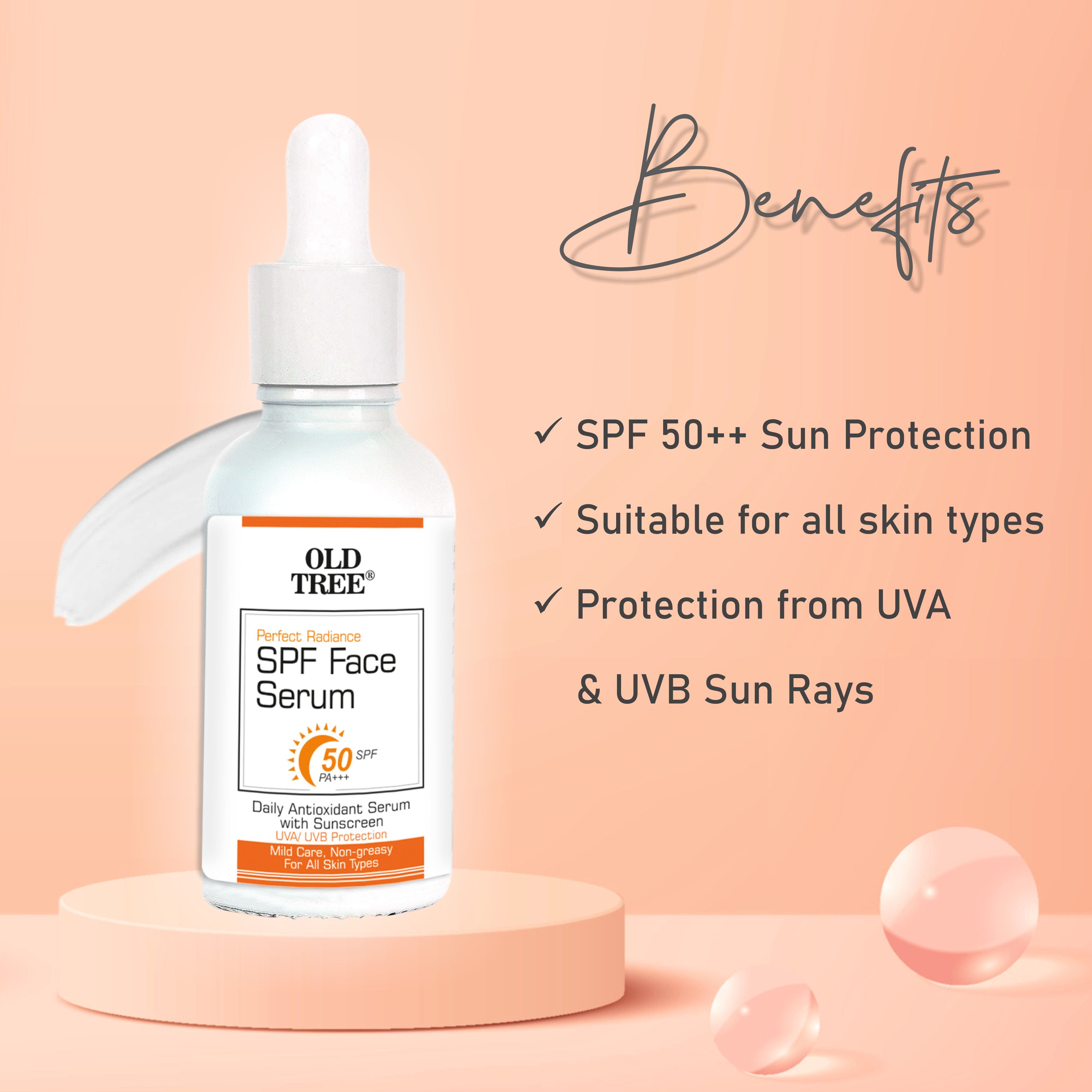 Spf Face Serum 30ml. - Color: White