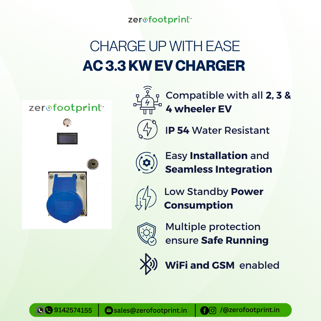 Metal Zerofootprint 3.3 Kw Ac Smart Socket Charger