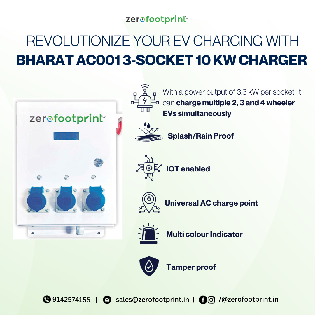 Metal Zerofootprint 10 Kw Ac001 3-pin Smart Socket Charger