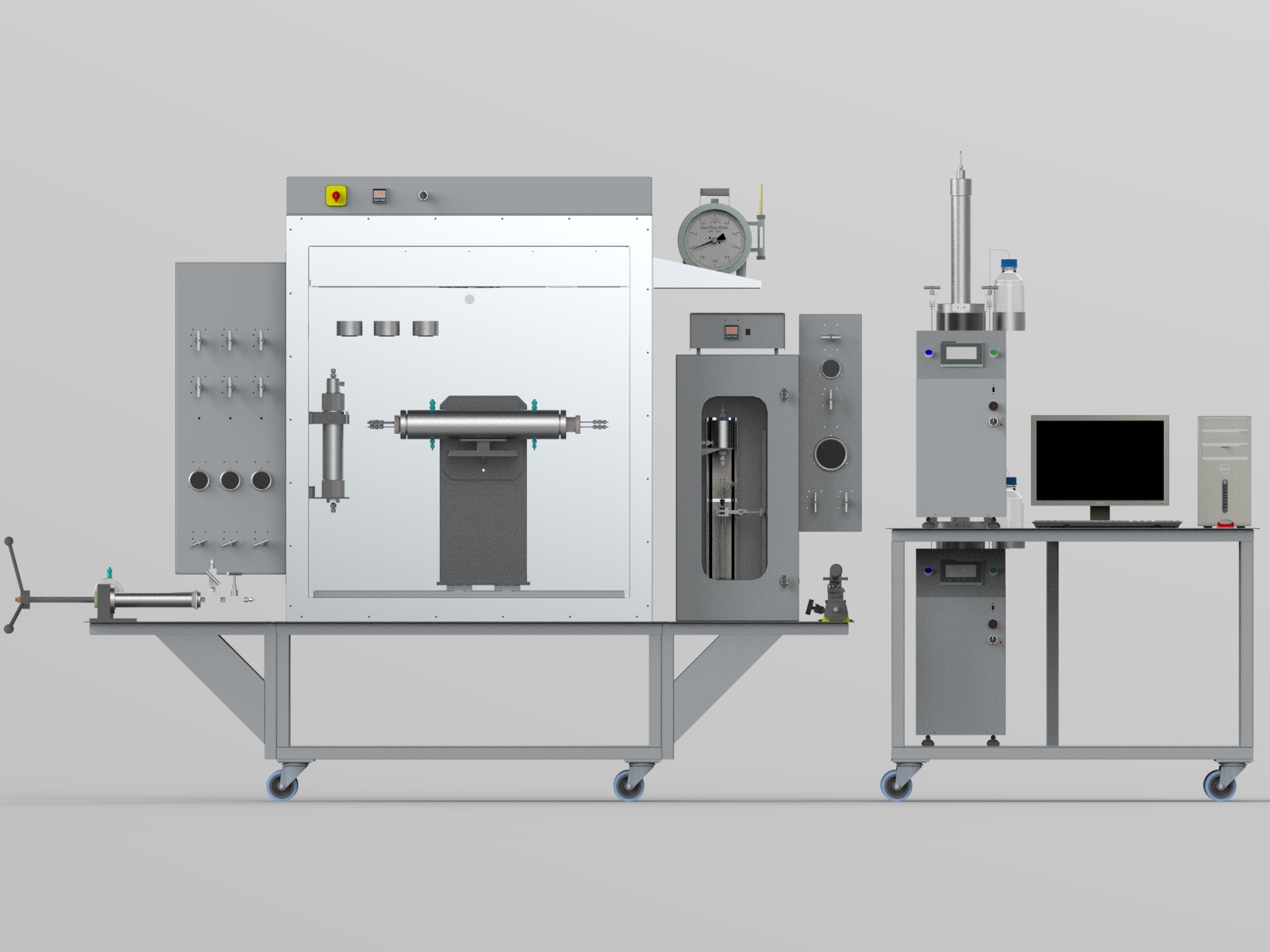 Core Flooding Apparatus - Application: It Is Used To Evaluate Different Enhanced Oil Recovery (Eor) Strategies.
