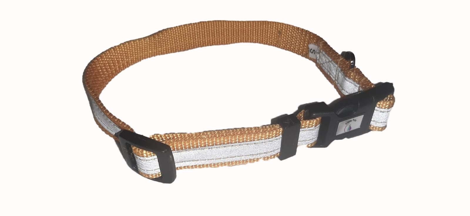 O-live Green Reflective Comfortable Dog Collar