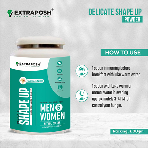 Delicate Shape Up Powder Age Group: For Adults