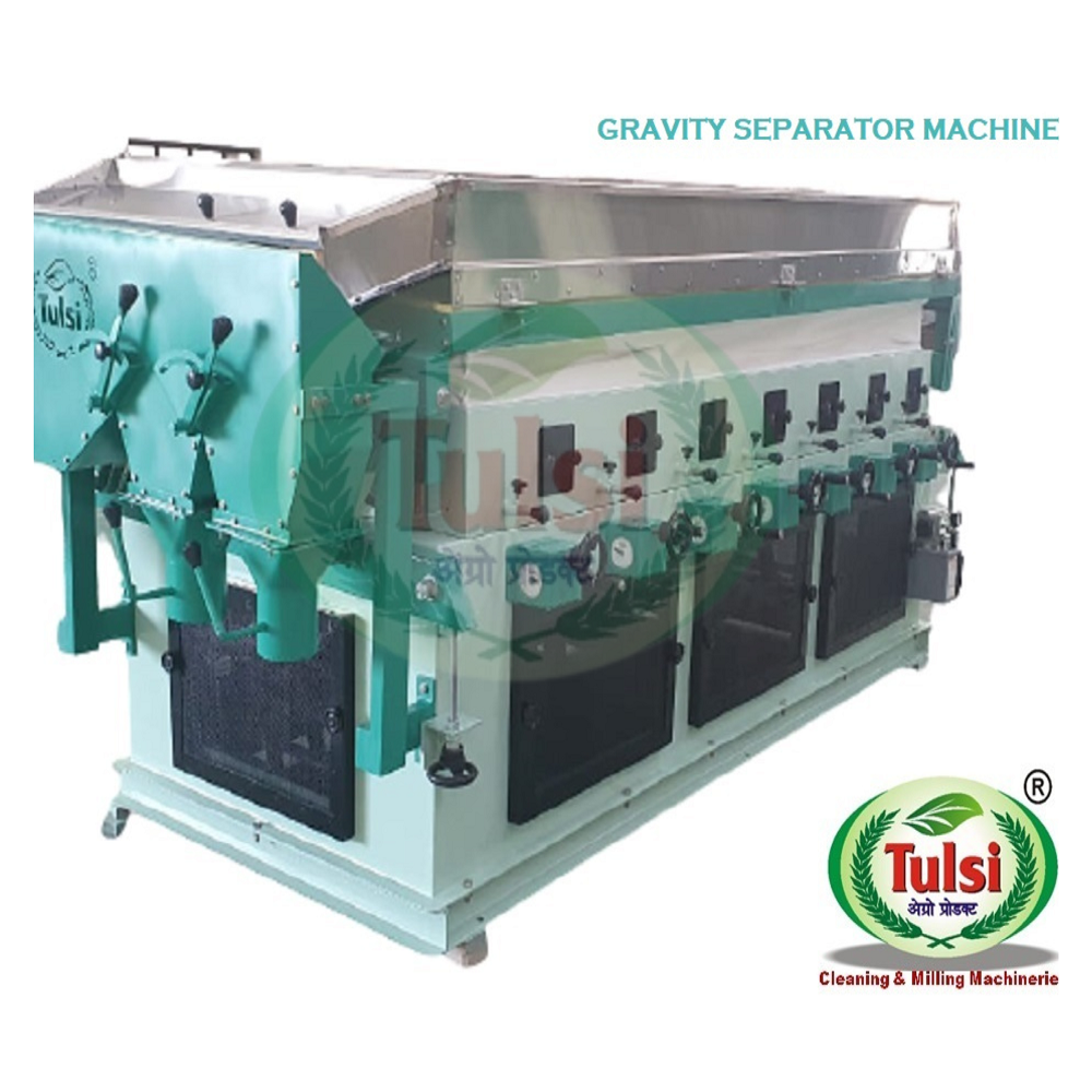 Multipurpose Gravity Separator - Ms Material, 10x4x6 Feet, 12 Hp Power, 5 A.c. Drive Fans, 1-4 Ton Per Hour Capacity | Automatic Operation, Frequency Speed Control