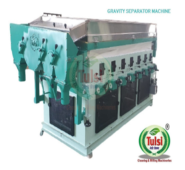 Multipurpose Gravity Separator - Ms Material, 10x4x6 Feet, 12 Hp Power, 5 A.c. Drive Fans, 1-4 Ton Per Hour Capacity | Automatic Operation, Frequency Speed Control
