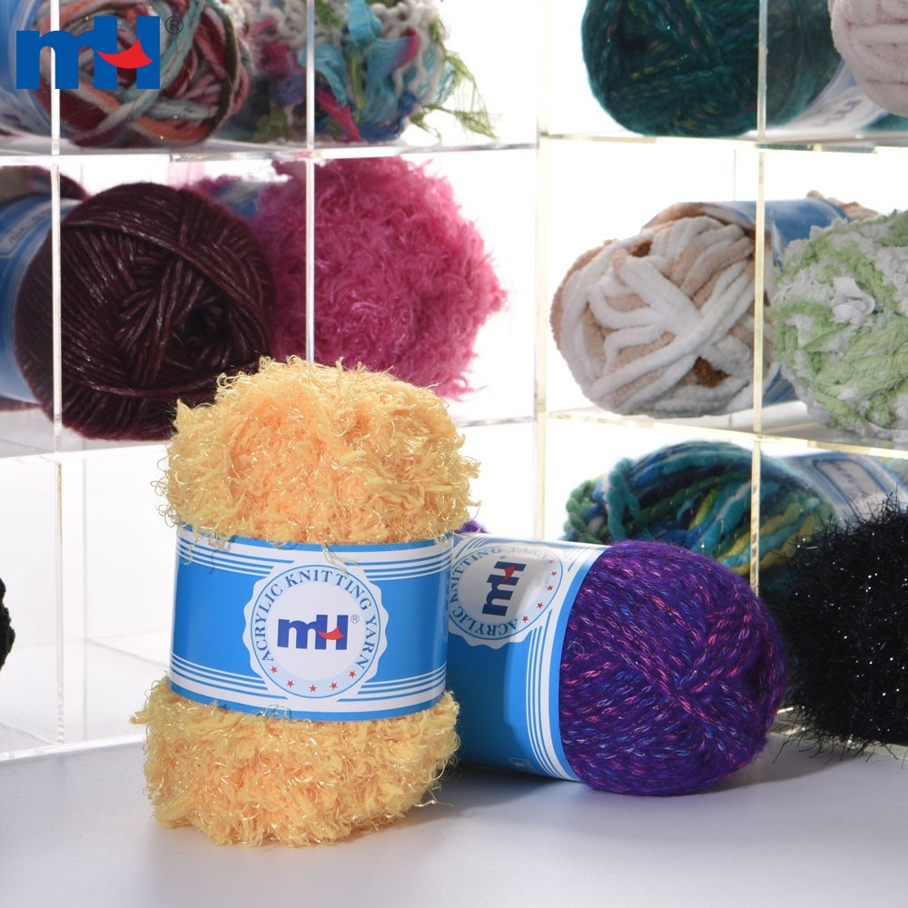 Fancy Yarn Blended Fancy Knitting Yarn Hand Knitting Crochet Thread - Attributes: Anti-piling