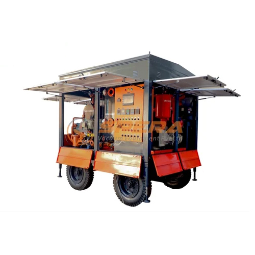 कम ऊर्जा खपत वाली स्वचालित ट्रांसफार्मर तेल फ़िल्टर मशीन