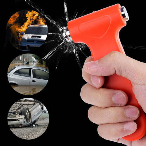 Car Safety Hammer Emergency And Rescue Tool (9393)