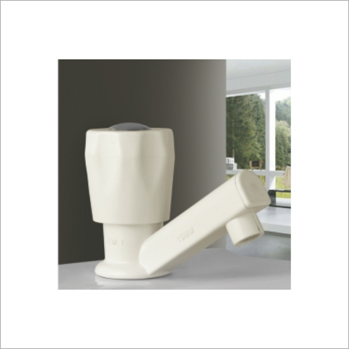 White Fc- 4001 Pillar Bib Cock Polytetra  Terephthalate