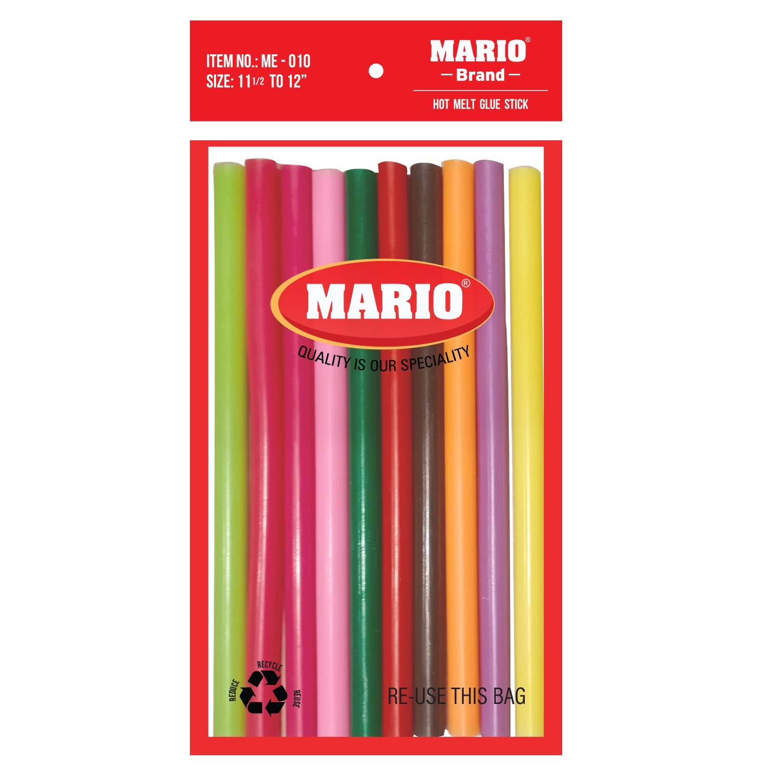 Crown Multi Color Glue Stick - Grade: Industrial