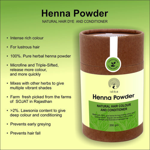 IDIKA हिना पाउडर 200GM