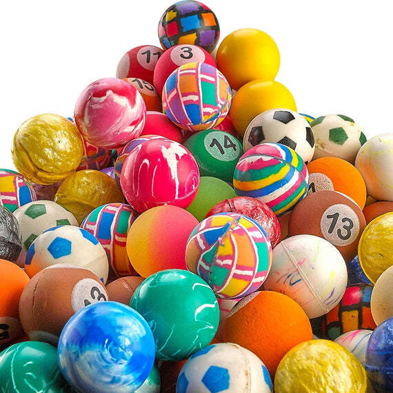 Crazy Bouncy Jumping Balls Set Of 14pcs (1956)