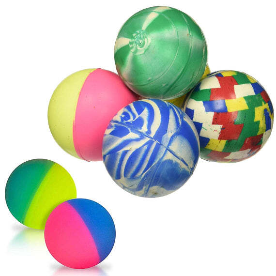 Crazy Bouncy Jumping Balls Set Of 14pcs (1956)