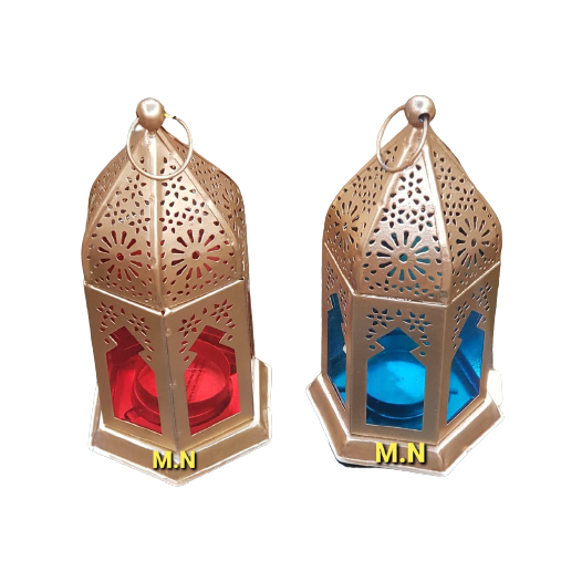 Brass Lantern - Customizable Mini Dimensions, Gold Finish | Handmade, Scratch Resistant, Moisture Proof, Durable, Lightweight, Perfect For Weddings And Events