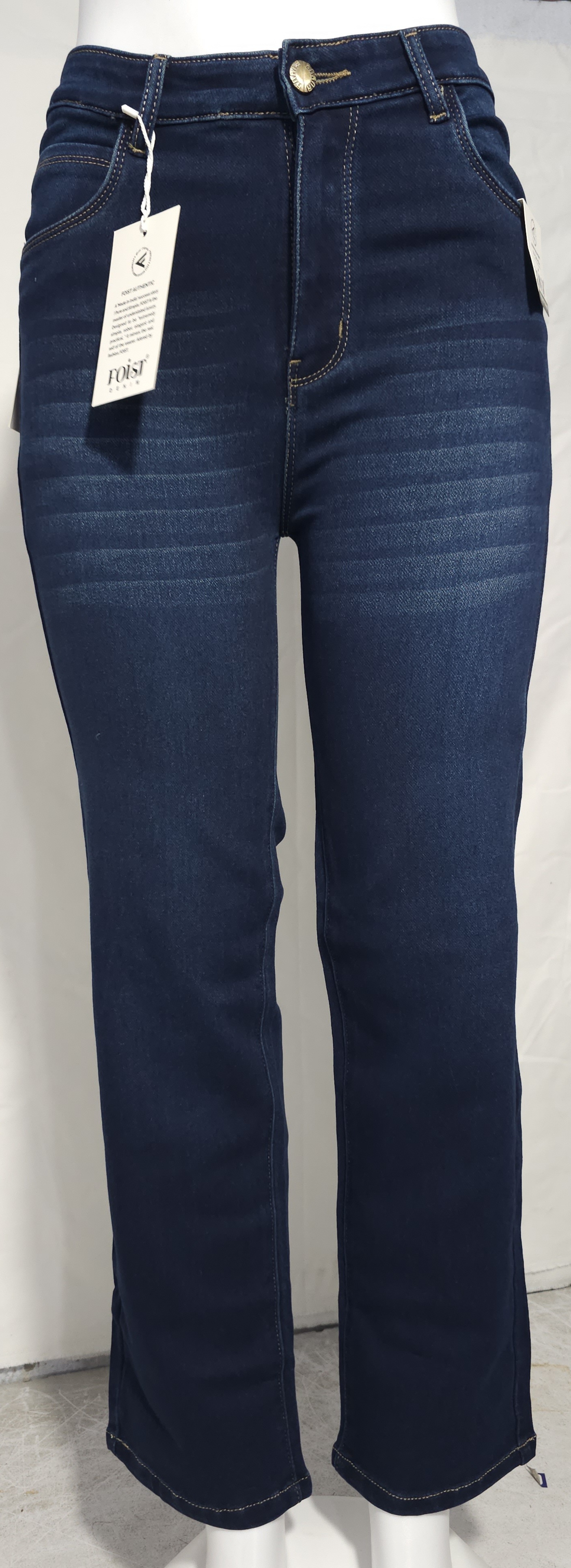 Ladies Straight Cotton Knitting Jeans ( Wd )