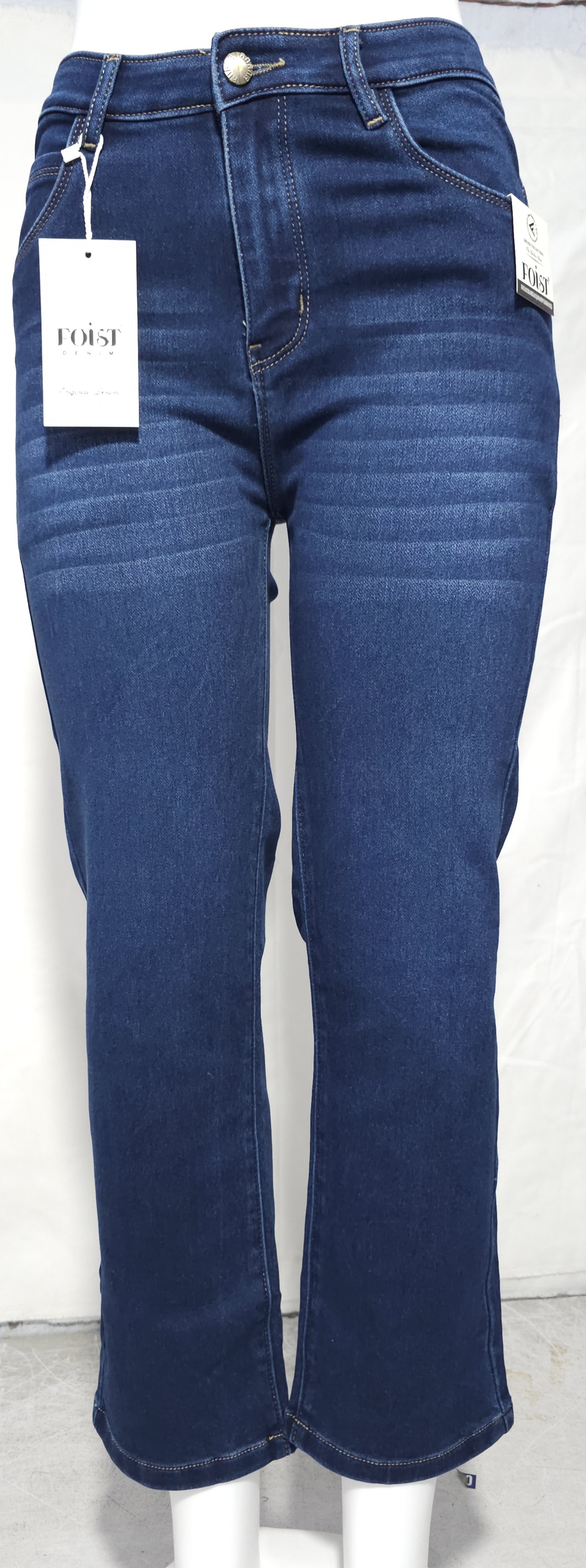 Ladies Straight Cotton Knitting Jeans ( Wd )