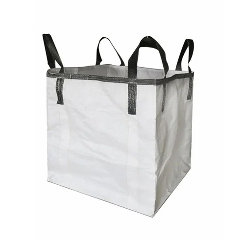 Top Open Bottom Flat Fibc Bag - Polypropylene Material, 1000 Kg Capacity, White Color, Moisture And Dust Resistant, Multipurpose Use, Ideal For Food And Industrial Products