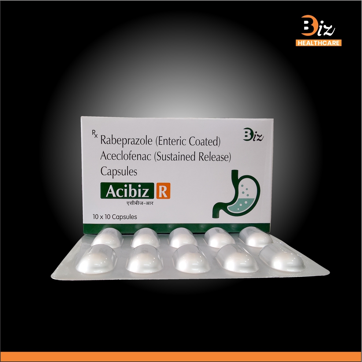 Aceclofenac 200mg   Rabeprazole 20mg