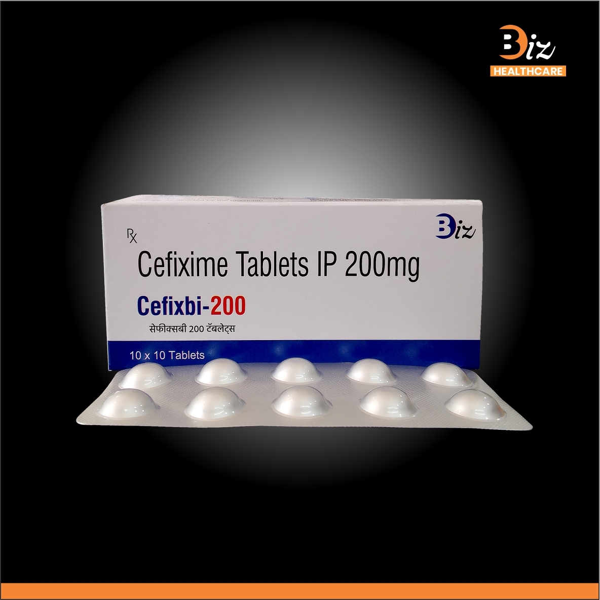 Cefixime 200mg - 10 Tablets Per Strip | Effective Antibiotic For Bacterial Infections In Adults And Children Above 12 Years