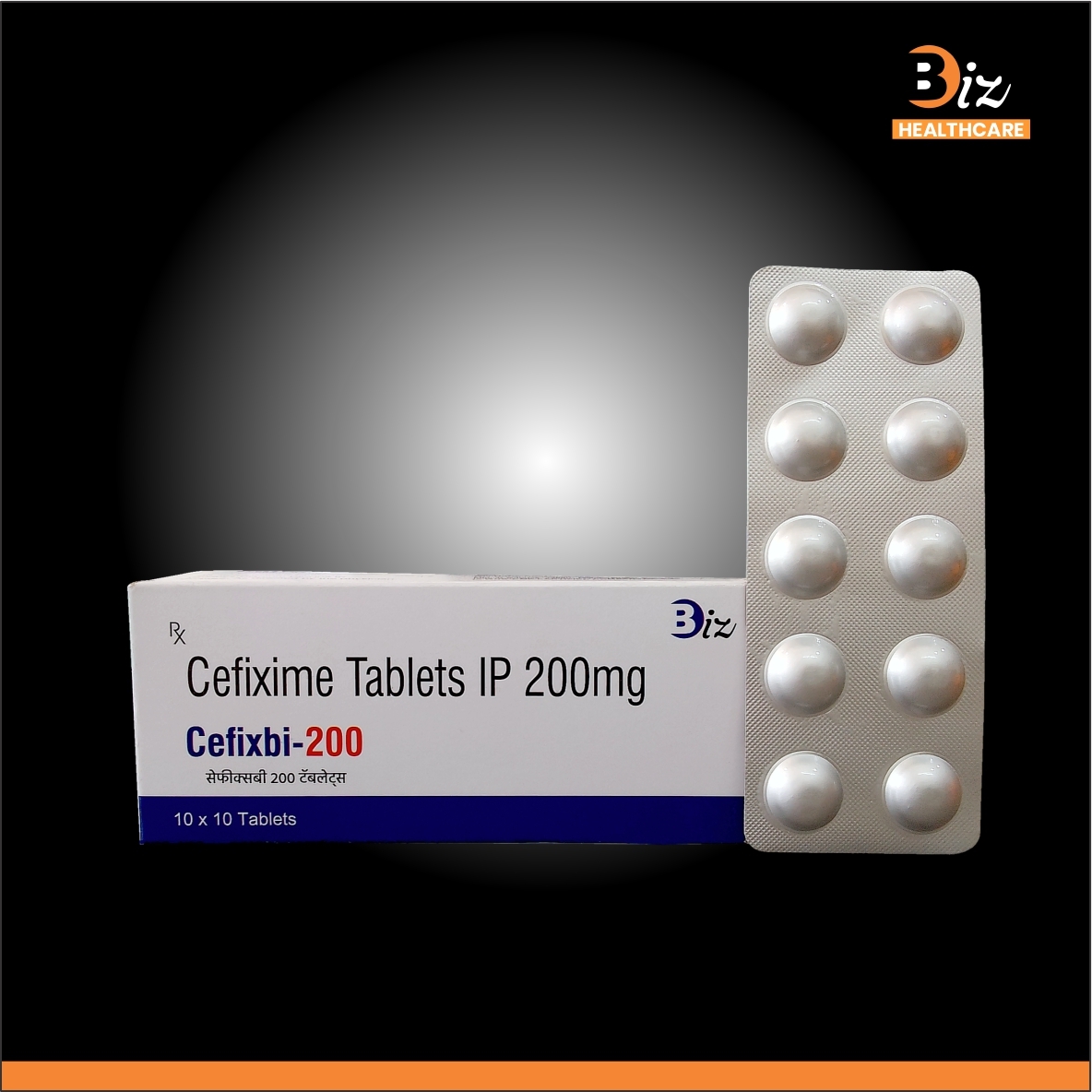 Cefixime 200mg - 10 Tablets Per Strip | Effective Antibiotic For Bacterial Infections In Adults And Children Above 12 Years