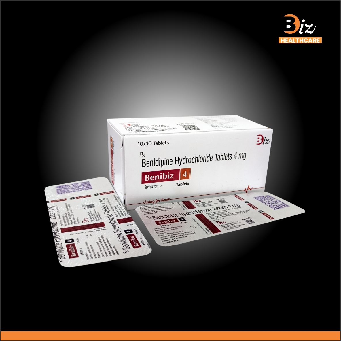 Benidipine 4mg - Recommended For: Individuals With High Blood Pressure Or Hypertension-related Conditions.