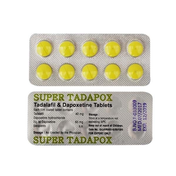 Super Tadapox Tablets - Herbal Remedy For Enhanced Vitality, Energy Boosting Formula, Supports Overall Well-being And Performance