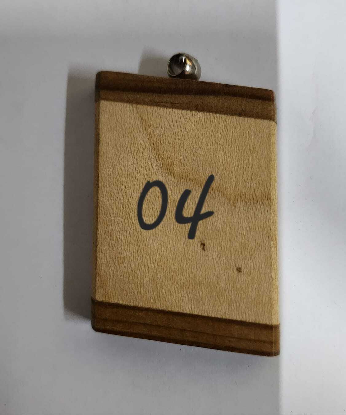 Wooden Keychain - Premium Quality Maple Wood, Lightweight Design , Perfect For Personalization