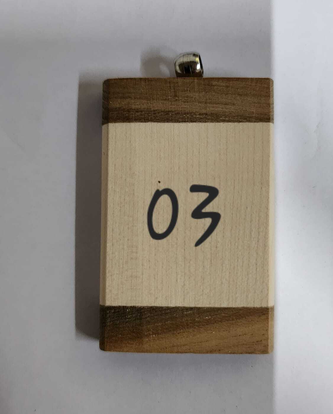 Wooden Keychain - Premium Quality Maple Wood, Lightweight Design , Perfect For Personalization