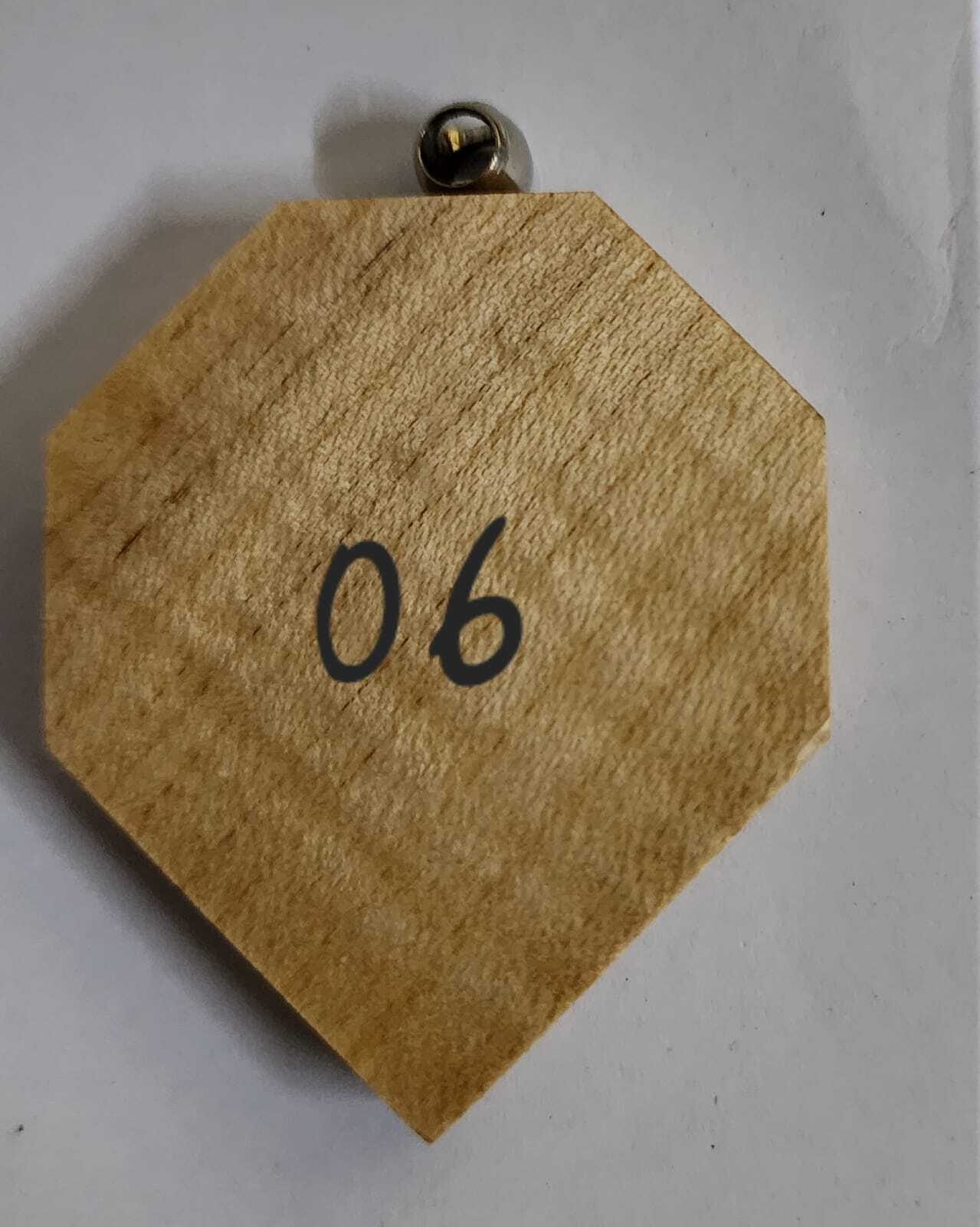 Wooden Keychain - Premium Quality Maple Wood, Lightweight Design , Perfect For Personalization